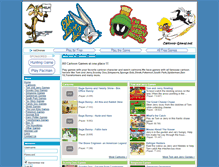 Tablet Screenshot of cartoon-games.net